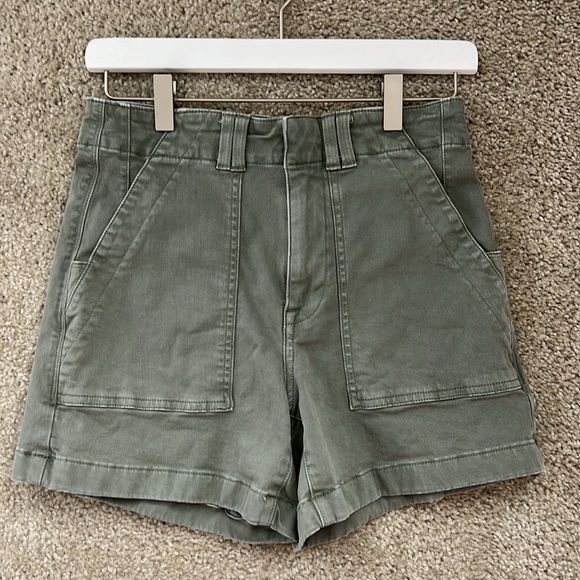 Pistola Marissa high rise utility short in bluff (green) size 24 - Picture 4 of 6
